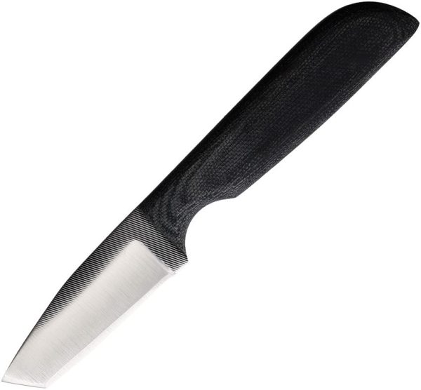 Anza WKR1 M Fixed Blade Knife 2.63" Tanto Black Micarta USA