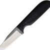 Anza Fixed Blade Black Micarta - Clip Point
