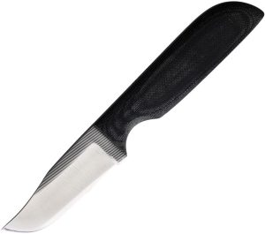 AZWKR2M.jpg Anza Fixed Blade Black Micarta - Clip Point