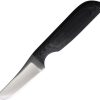 Anza Fixed Blade Knife 2.63" Blade Black Micarta Handle with Sheath