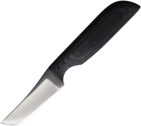 Anza Fixed Blade Knife 2.63" Blade Black Micarta Handle with Sheath