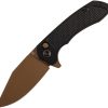 Tenable Entity Button Lock Rose Gold 3.5" 14C28N Folding Knife