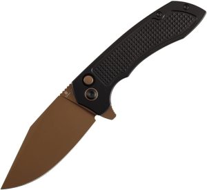 Tenable Entity Button Lock Rose Gold 3.5" 14C28N Folding Knife