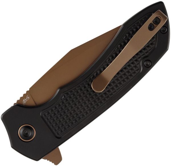 Tenable Entity Button Lock Rose Gold 3.5" 14C28N Folding Knife