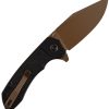Tenable Entity Button Lock Rose Gold 3.5" 14C28N Folding Knife