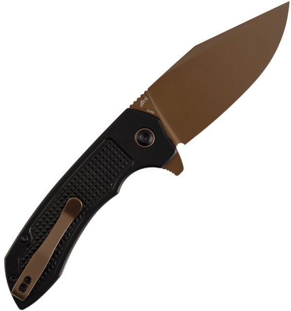 Tenable Entity Button Lock Rose Gold 3.5" 14C28N Folding Knife