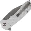 Tenable Entity Button Lock Silver 14C28N Folding Knife