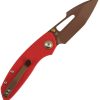 Tenable Knives Link Linerlock Rose/Red G10
