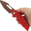 Tenable Knives Link Linerlock Rose/Red G10