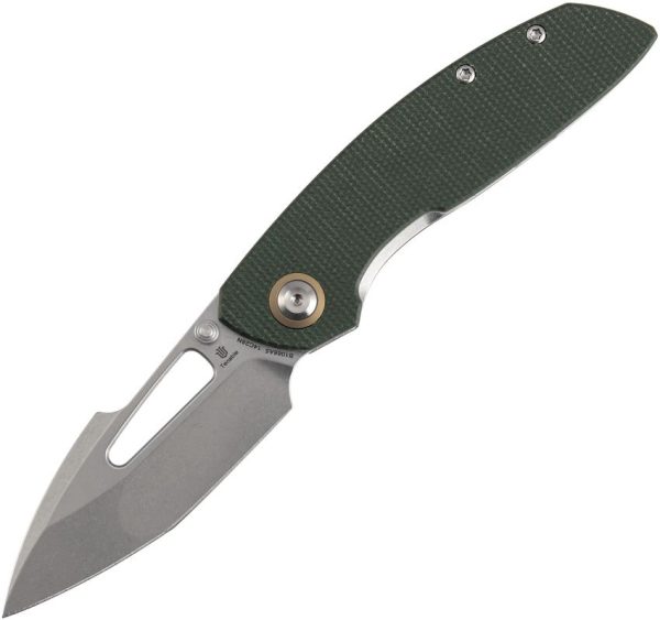 Tenable Knives Link Linerlock Green Micarta