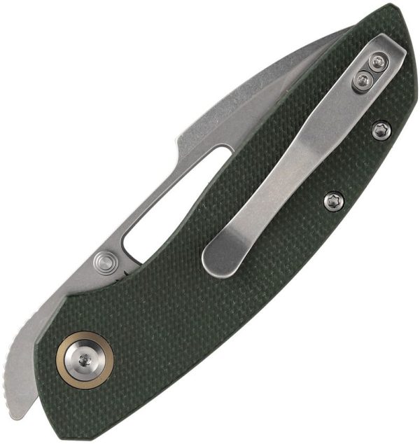 Tenable Knives Link Linerlock Green Micarta