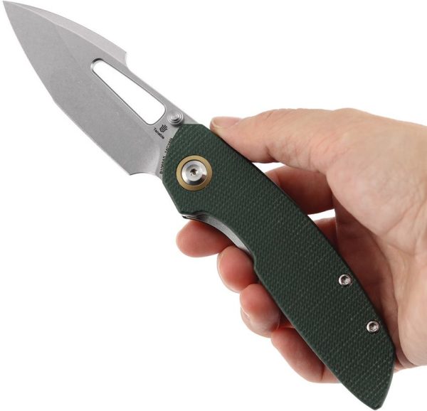 Tenable Knives Link Linerlock Green Micarta