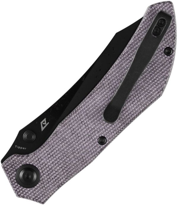 Tenable Tipper Linerlock Purple Micarta Folding Knife Nitro V