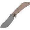 Tenable Tipper Linerlock Folding Knife Nitro V Micarta Brown