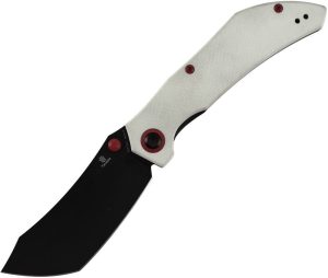 Tenable Tipper Linerlock White G10 Folding Knife Nitro V