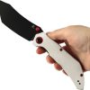 Tenable Tipper Linerlock White G10 Folding Knife Nitro V
