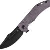 Tenable Knives Orion Linerlock Purple Micarta