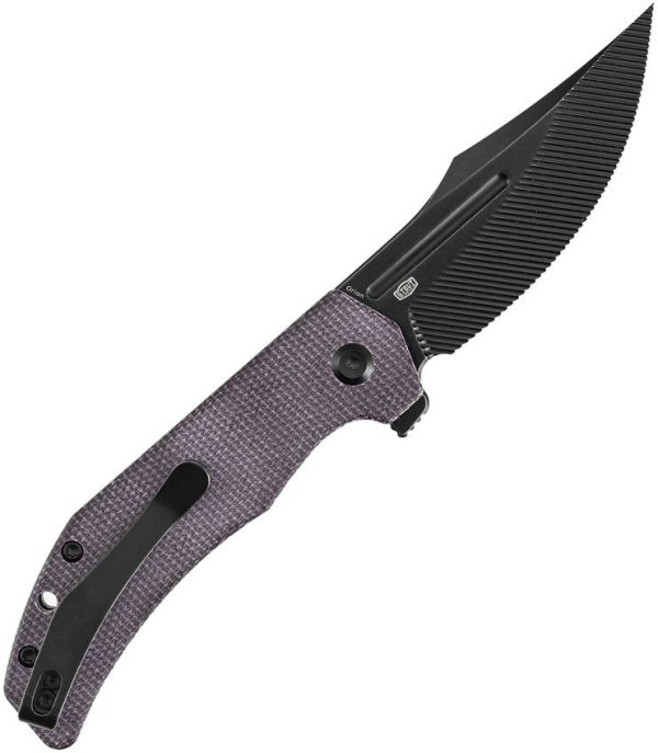 Tenable Knives Orion Linerlock Purple Micarta