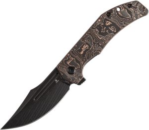 Tenable Knives Orion Linerlock Copper Foil G10