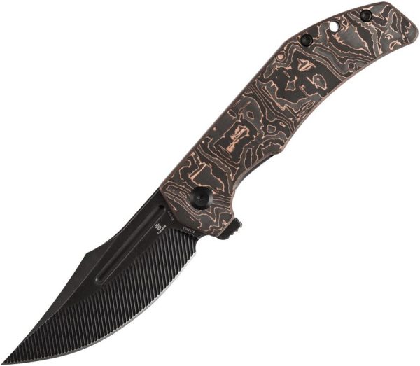 Tenable Knives Orion Linerlock Folding Knife 3.13" Nitro V Copper Foil