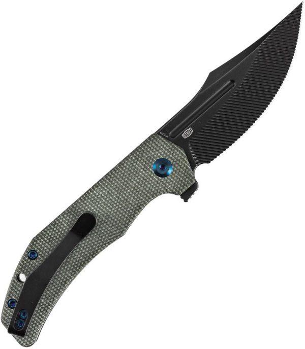 Tenable Knives Orion Linerlock Green Micarta