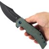 Tenable Knives Orion Linerlock Green Micarta