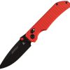 Tenable Eaglestrike Crossbar Lock Red Folding Knife Nitro V