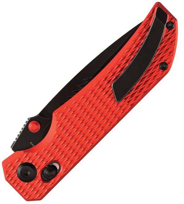 Tenable Eaglestrike Crossbar Lock Red Folding Knife Nitro V