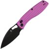 Tenable Knives Heron Crossbar Lock Purple Folding Knife Nitro V