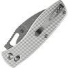 Tenable Heron Crossbar Lock Damascus Folding Knife Silver