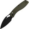 Tenable Heron Crossbar Lock Folding Knife Nitro V Olive G10