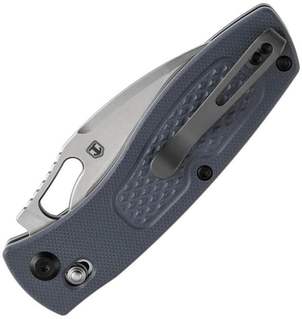 Tenable Heron Crossbar Lock Folding Knife Nitro V Slate G10