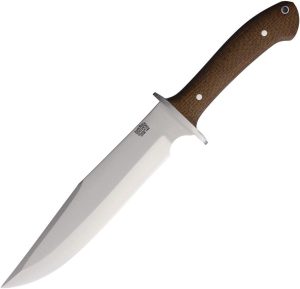 Bark River Highwayman IV Fixed Blade CPM-154 Brown Micarta