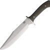 Bark River Highwayman IV Fixed Blade CPM-154 Green Micarta