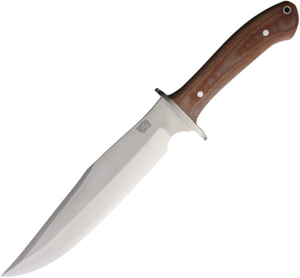BA08312MNC.jpg Bark River Highwayman IV Fixed Blade CPM-154 Stainless Micarta