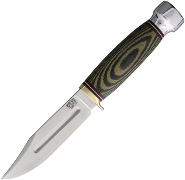 Bark River Gladstone Hunter CPM-154 Fixed Blade Black Green