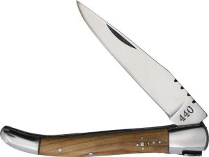 Baladeo Laguiole Folder - Olive Wood Mirror Polish