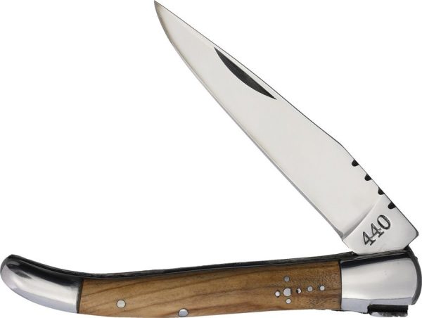 Baladeo Laguiole Folder - Olive Wood Mirror Polish
