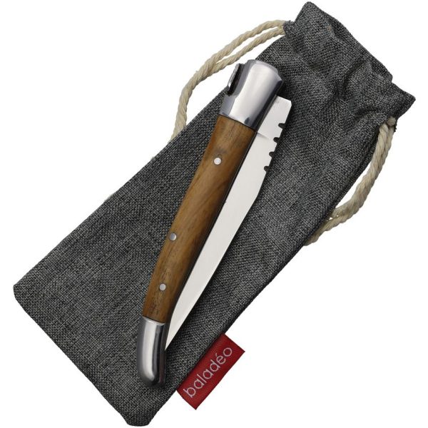 Baladeo Laguiole Folder - Olive Wood Mirror Polish