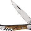 Baladeo Laguiole Corkscrew Folder Olive Wood