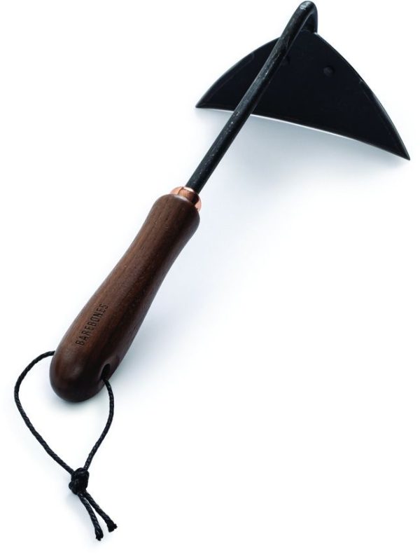 Barebones Living Triangle Hoe - Walnut Handle