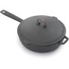 BARE1104_add_01.jpg Barebones Living Enamel Cast Iron Skillet 10 inch White