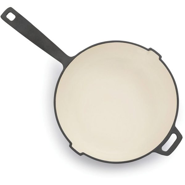 BARE1104_add_02.jpg Barebones Living Enamel Cast Iron Skillet 10 inch White