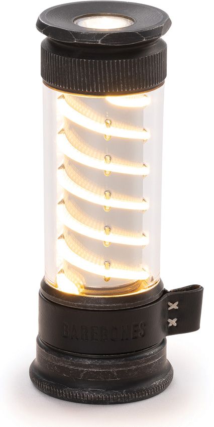 Barebones Living Edison Light Stick Tumbled Steel