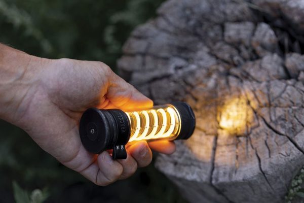 Barebones Living Edison Light Stick Tumbled Steel