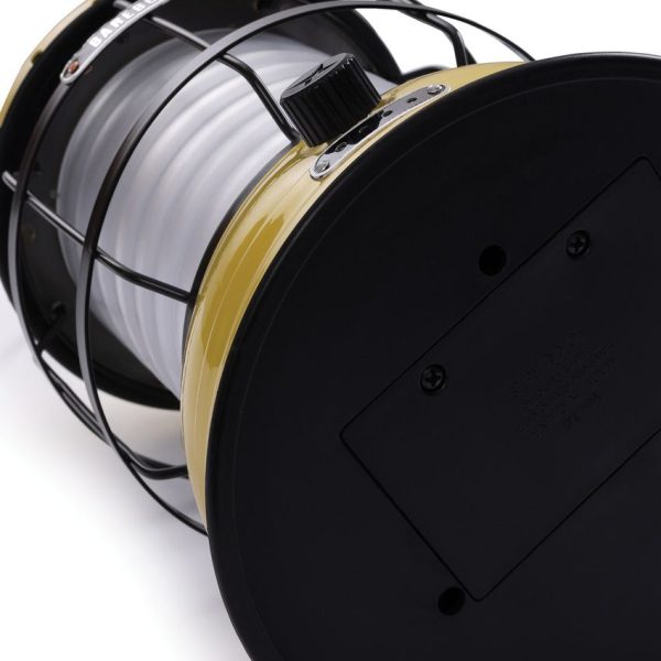 BARE160_add_03.jpg Barebones Living Forest Lantern Dusty Yellow Rechargeable