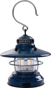 BARE171.jpg Barebones Living Edison Mini Lantern - Blue Steel Water Resistant