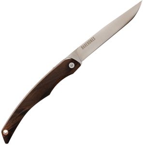 Barebones Living Solo Linerlock Folding Knife - Hardwood Handle