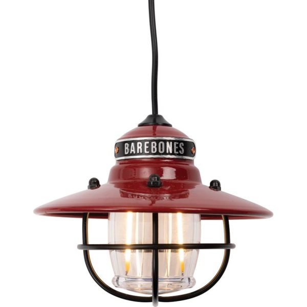 Barebones Living Edison String Lights Red 3pk