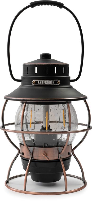 Barebones Railroad Lantern - Rechargeable Vintage LED